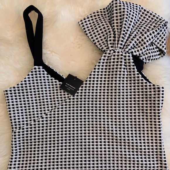 Club Monaco Check Pattern Top Small - Picture 7 of 8